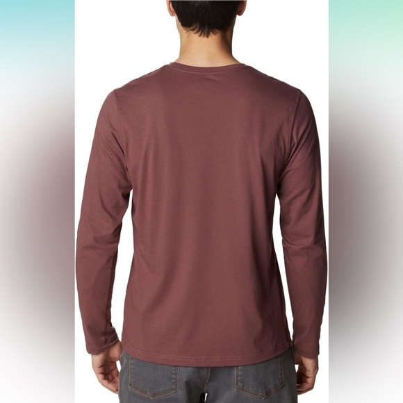 NWT COLUMBIA Thistletown HillsMen’s Long Sleeve Logo tee Size XXL/2TG - Picture 2 of 11